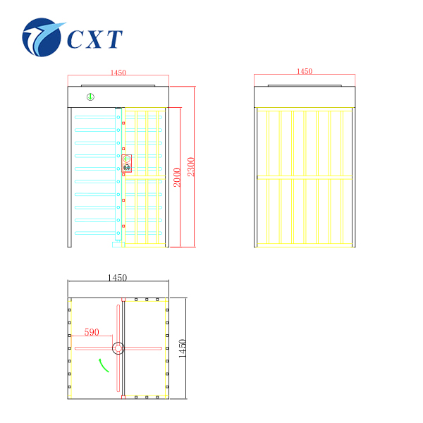 Turnstile CXT-C1701F-90