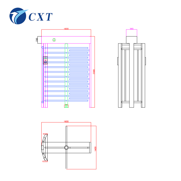 Turnstile CXT-Z1701A-90